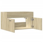 vidaXL Dulap chiuvetă baie, stejar sonoma 90x38,5x46 cm lemn prelucrat vidaXL Dulap chiuvetă baie, stejar sonoma 90x38,5x46 cm lemn prelucrat