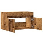 vidaXL Dulap chiuvetă baie, lemn vechi 90x38,5x46 cm lemn prelucrat vidaXL Dulap chiuvetă baie, lemn vechi 90x38,5x46 cm lemn prelucrat