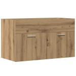 vidaXL Dulap chiuvetă baie, stejar artizanal 90x38,5x46 cm lemn