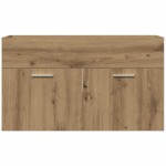 vidaXL Dulap chiuvetă baie, stejar artizanal 90x38,5x46 cm lemn