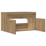 vidaXL Dulap chiuvetă baie, stejar artizanal 90x38,5x46 cm lemn