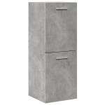 vidaXL Dulap suspendat de baie, gri beton, 30x30x80 cm, lemn prelucrat vidaXL Dulap suspendat de baie, gri beton, 30x30x80 cm, lemn prelucrat