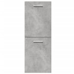 vidaXL Dulap suspendat de baie, gri beton, 30x30x80 cm, lemn prelucrat vidaXL Dulap suspendat de baie, gri beton, 30x30x80 cm, lemn prelucrat