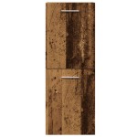 vidaXL Dulap suspendat de baie lemn vechi, 30x30x80 cm, lemn prelucrat vidaXL Dulap suspendat de baie lemn vechi, 30x30x80 cm, lemn prelucrat