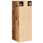 vidaXL Dulap suspendat de baie lemn vechi, 30x30x80 cm, lemn prelucrat vidaXL Dulap suspendat de baie lemn vechi, 30x30x80 cm, lemn prelucrat