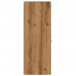 vidaXL Dulap suspendat de baie, stejar, 30x30x80 cm, lemn prelucrat