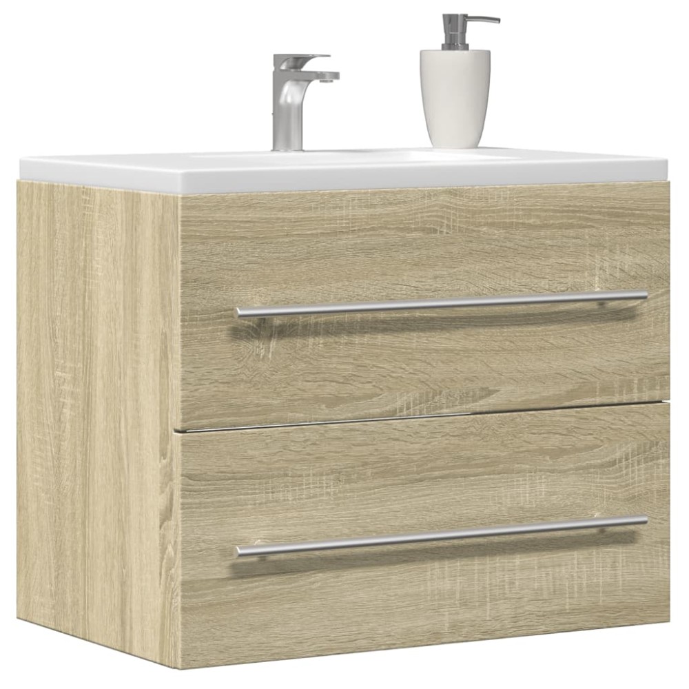 vidaXL Dulap de chiuvetă, stejar sonoma, 60x38,5x48 cm, PAL