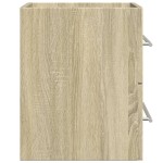 vidaXL Dulap de chiuvetă, stejar sonoma, 60x38,5x48 cm, PAL vidaXL Dulap de chiuvetă, stejar sonoma, 60x38,5x48 cm, PAL