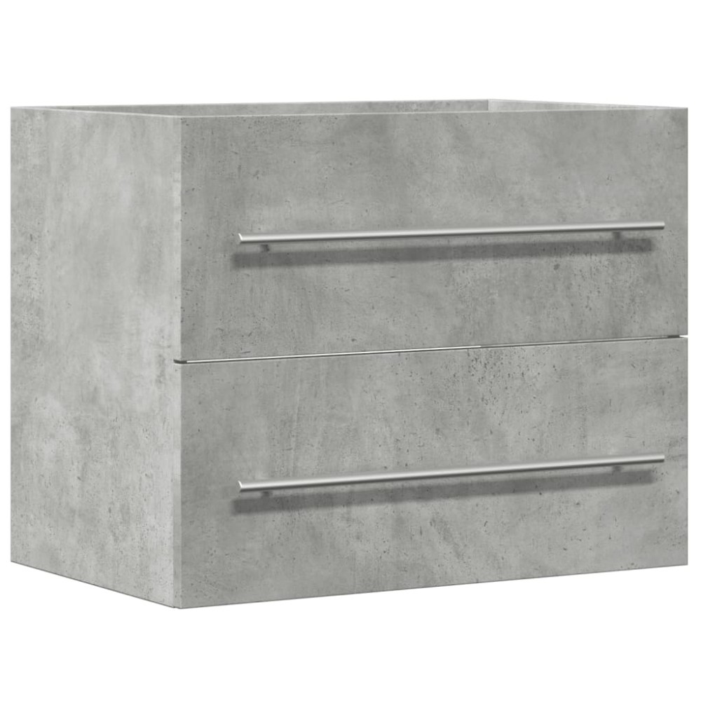 vidaXL Dulap de chiuvetă, gri beton, 60x38,5x48 cm, PAL