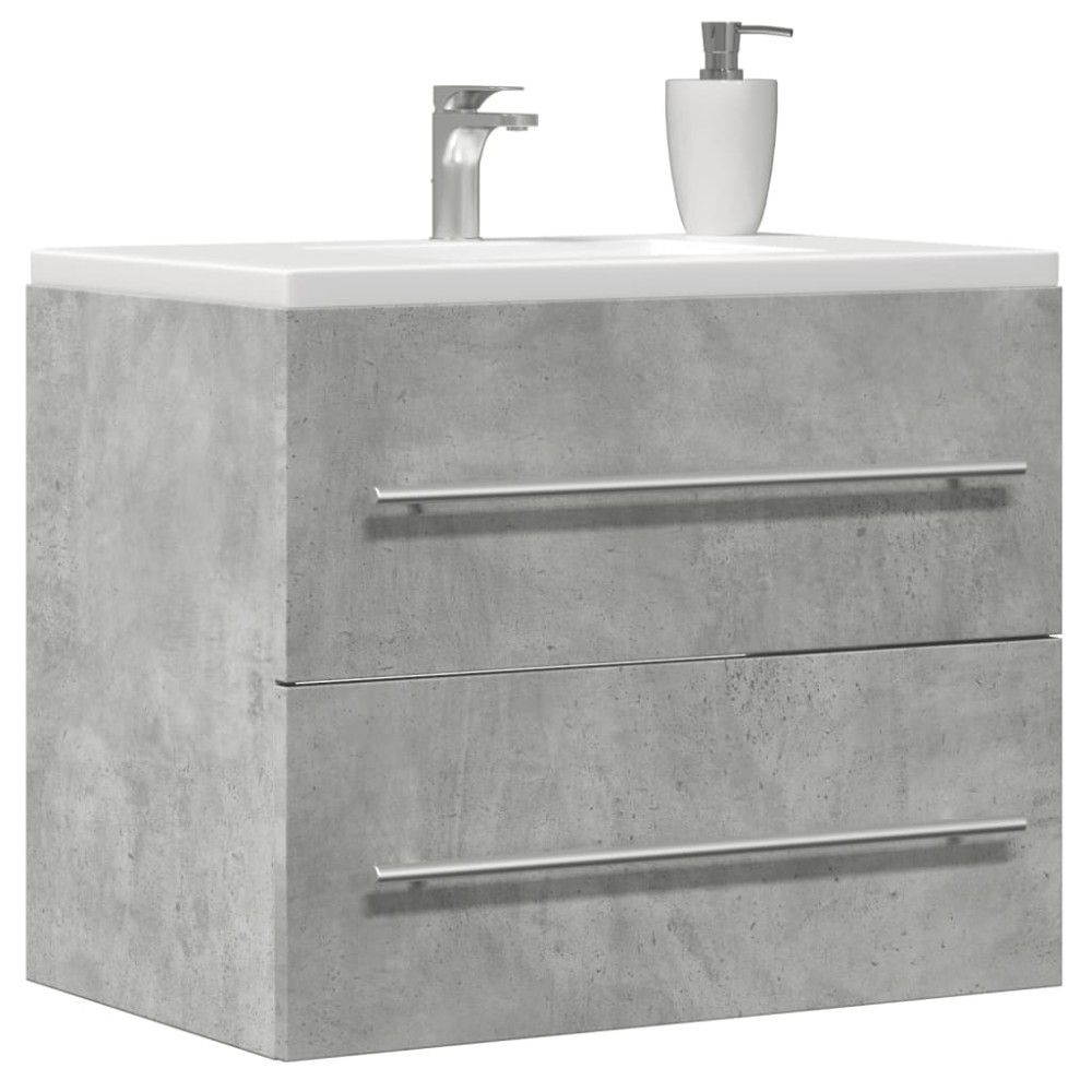 vidaXL Dulap de chiuvetă, gri beton, 60x38,5x48 cm, PAL
