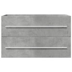 vidaXL Dulap de chiuvetă gri beton 80x38,5x48 cm lemn prelucrat vidaXL Dulap de chiuvetă gri beton 80x38,5x48 cm lemn prelucrat