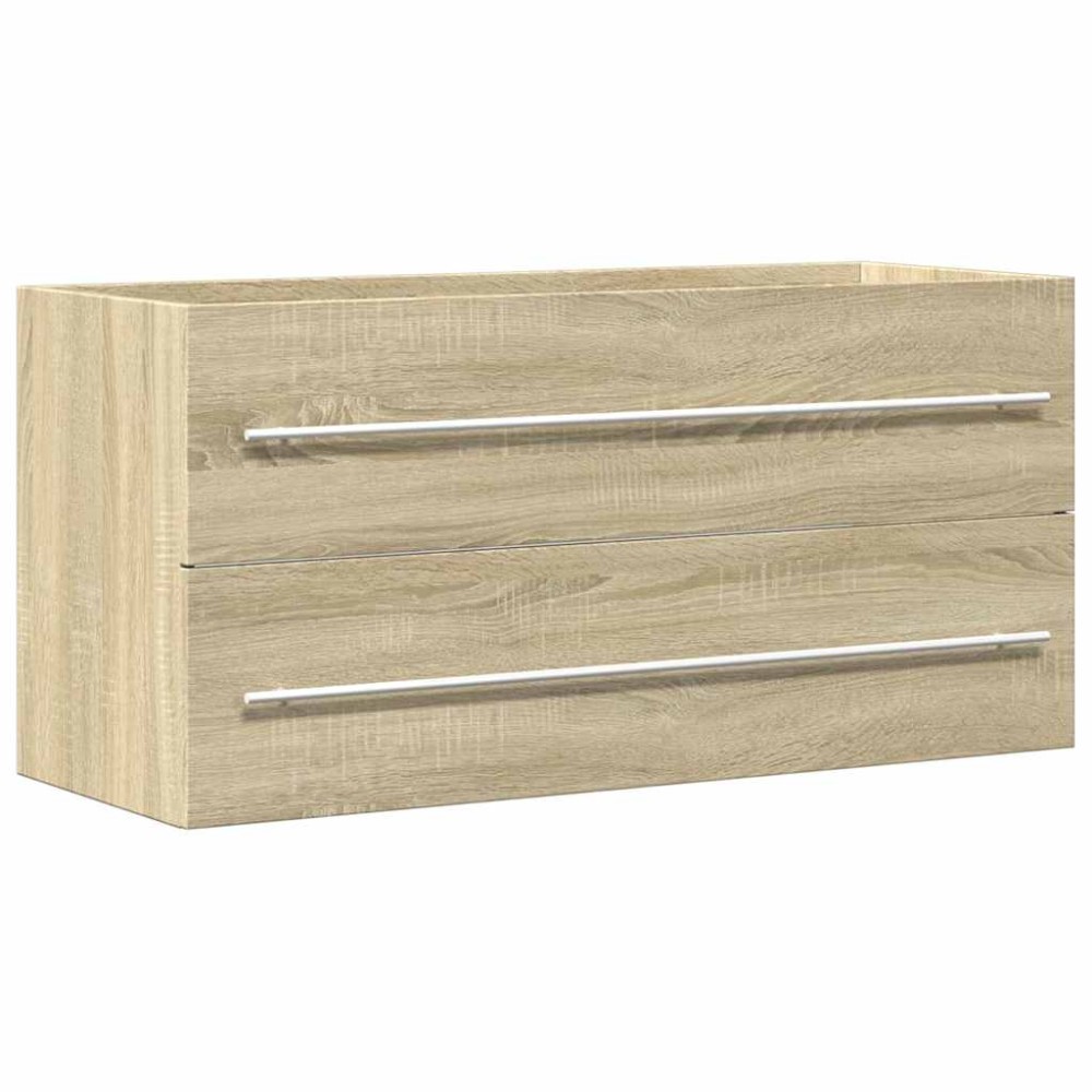 vidaXL Dulap de chiuvetă, stejar Sonoma, 100x38,5x48 cm, PAL