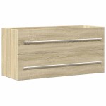 vidaXL Dulap de chiuvetă, stejar Sonoma, 100x38,5x48 cm, PAL