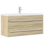vidaXL Dulap de chiuvetă, stejar Sonoma, 100x38,5x48 cm, PAL