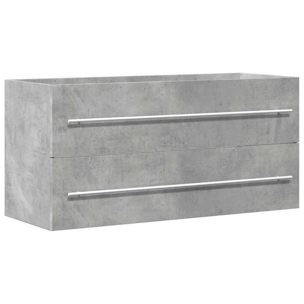vidaXL Dulap de chiuvetă, gri beton, 100x38,5x48 cm, PAL