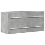 vidaXL Dulap de chiuvetă, gri beton, 100x38,5x48 cm, PAL vidaXL Dulap de chiuvetă, gri beton, 100x38,5x48 cm, PAL