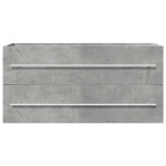 vidaXL Dulap de chiuvetă, gri beton, 100x38,5x48 cm, PAL vidaXL Dulap de chiuvetă, gri beton, 100x38,5x48 cm, PAL