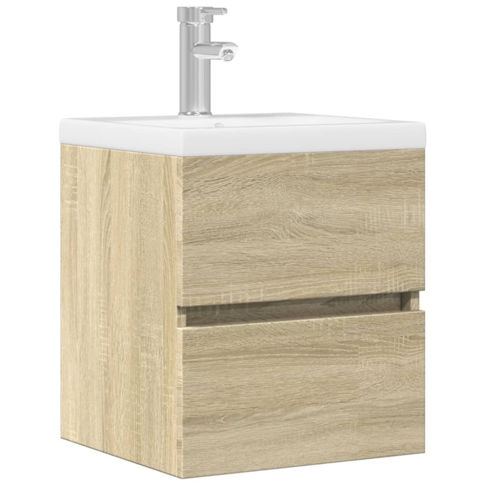 vidaXL Dulap de chiuvetă, stejar Sonoma, 41x38,5x45 cm, PAL