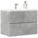 vidaXL Dulap pentru baie, gri beton, 60x38,5x45 cm, lemn prelucrat vidaXL Dulap pentru baie, gri beton, 60x38,5x45 cm, lemn prelucrat