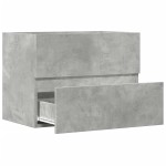vidaXL Dulap pentru baie, gri beton, 60x38,5x45 cm, lemn prelucrat vidaXL Dulap pentru baie, gri beton, 60x38,5x45 cm, lemn prelucrat