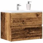 vidaXL Dulap pentru baie, lemn vechi, 60x38,5x45 cm, lemn prelucrat vidaXL Dulap pentru baie, lemn vechi, 60x38,5x45 cm, lemn prelucrat