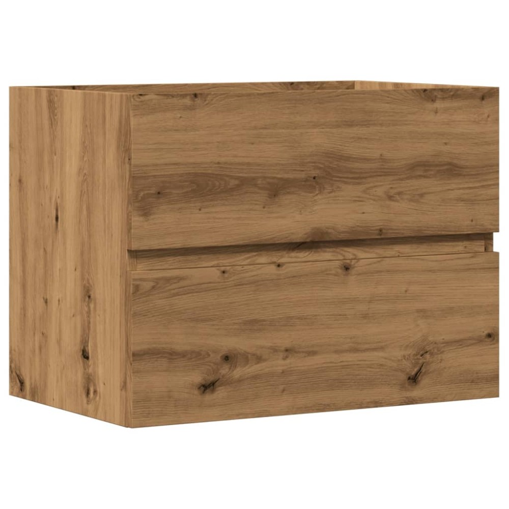 vidaXL Dulap pentru baie stejar artizanal 60x38,5x45 cm lemn prelucrat