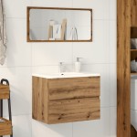 vidaXL Dulap pentru baie stejar artizanal 60x38,5x45 cm lemn prelucrat vidaXL Dulap pentru baie stejar artizanal 60x38,5x45 cm lemn prelucrat