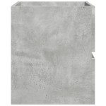 vidaXL Dulap suspendat de baie, gri beton 80x38,5x45 cm lemn prelucrat vidaXL Dulap suspendat de baie, gri beton 80x38,5x45 cm lemn prelucrat