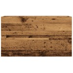 vidaXL Dulap suspendat de baie lemn vechi 80x38,5x45 cm lemn prelucrat vidaXL Dulap suspendat de baie lemn vechi 80x38,5x45 cm lemn prelucrat