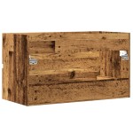 vidaXL Dulap suspendat de baie lemn vechi 80x38,5x45 cm lemn prelucrat vidaXL Dulap suspendat de baie lemn vechi 80x38,5x45 cm lemn prelucrat