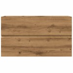 vidaXL Dulap de chiuvetă stejar artizanal 90x38,5x45 cm lemn prelucrat vidaXL Dulap de chiuvetă stejar artizanal 90x38,5x45 cm lemn prelucrat