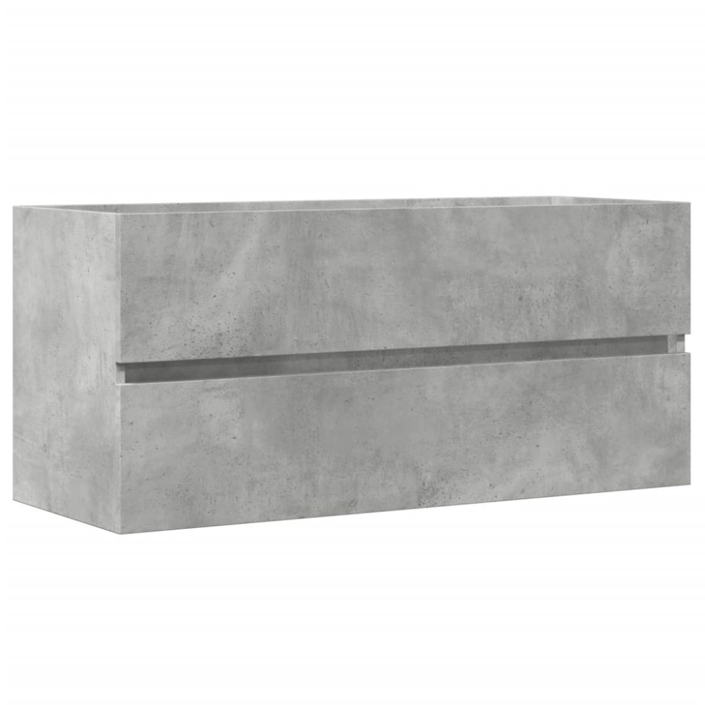 vidaXL Dulap de chiuvetă, gri beton, 100x38,5x45 cm, PAL