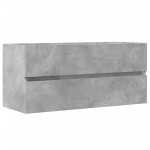 vidaXL Dulap de chiuvetă, gri beton, 100x38,5x45 cm, PAL vidaXL Dulap de chiuvetă, gri beton, 100x38,5x45 cm, PAL