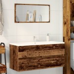 vidaXL Dulap chiuvetă, lemn vechi, 100x38,5x45 cm, lemn prelucrat vidaXL Dulap chiuvetă, lemn vechi, 100x38,5x45 cm, lemn prelucrat