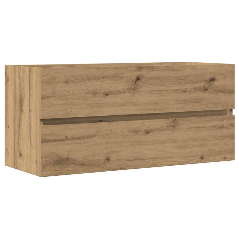 vidaXL Dulap chiuvetă, stejar artizanal, 100x38,5x45 cm lemn prelucrat