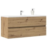 vidaXL Dulap chiuvetă, stejar artizanal, 100x38,5x45 cm lemn prelucrat
