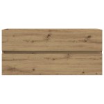 vidaXL Dulap chiuvetă, stejar artizanal, 100x38,5x45 cm lemn prelucrat