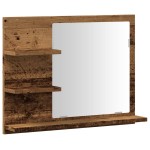 vidaXL Dulap cu oglindă de baie, lemn vechi, 60x10,5x45 cm vidaXL Dulap cu oglindă de baie, lemn vechi, 60x10,5x45 cm