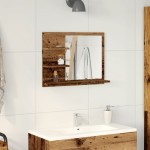 vidaXL Dulap cu oglindă de baie, lemn vechi, 60x10,5x45 cm vidaXL Dulap cu oglindă de baie, lemn vechi, 60x10,5x45 cm