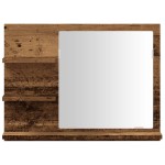vidaXL Dulap cu oglindă de baie, lemn vechi, 60x10,5x45 cm vidaXL Dulap cu oglindă de baie, lemn vechi, 60x10,5x45 cm