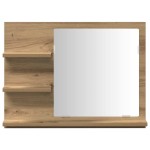vidaXL Dulap cu oglindă de baie, stejar artizanal, 60x10,5x45 cm vidaXL Dulap cu oglindă de baie, stejar artizanal, 60x10,5x45 cm