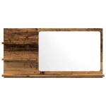 vidaXL Dulap baie cu oglindă, lemn vechi, 90x11x45 cm, lemn prelucrat vidaXL Dulap baie cu oglindă, lemn vechi, 90x11x45 cm, lemn prelucrat