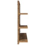 vidaXL Dulap baie cu oglindă stejar artizanal 90x11x45 cm, lemn vidaXL Dulap baie cu oglindă stejar artizanal 90x11x45 cm, lemn
