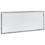 vidaXL Oglindă de baie LED sonoma gri, 100x8,5x37 cm lemn prelucrat