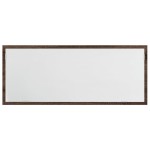 vidaXL Oglindă de baie LED stejar maro, 100x8,5x37 cm lemn prelucrat