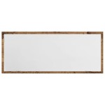 vidaXL Oglindă de baie LED lemn vechi, 100x8,5x37 cm lemn prelucrat