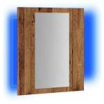 vidaXL Dulap cu oglindă cu LED de baie, lemn vechi, 40x12x45 cm, lemn vidaXL Dulap cu oglindă cu LED de baie, lemn vechi, 40x12x45 cm, lemn