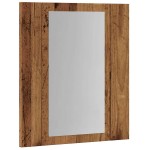 vidaXL Dulap cu oglindă cu LED de baie, lemn vechi, 40x12x45 cm, lemn vidaXL Dulap cu oglindă cu LED de baie, lemn vechi, 40x12x45 cm, lemn