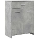 vidaXL Dulap de baie, gri beton, 60 x 33 x 80 cm, PAL
