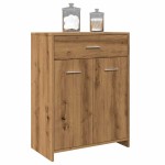 vidaXL Dulap pentru baie stejar artizanal, 60x33x80 cm, lemn prelucrat vidaXL Dulap pentru baie stejar artizanal, 60x33x80 cm, lemn prelucrat